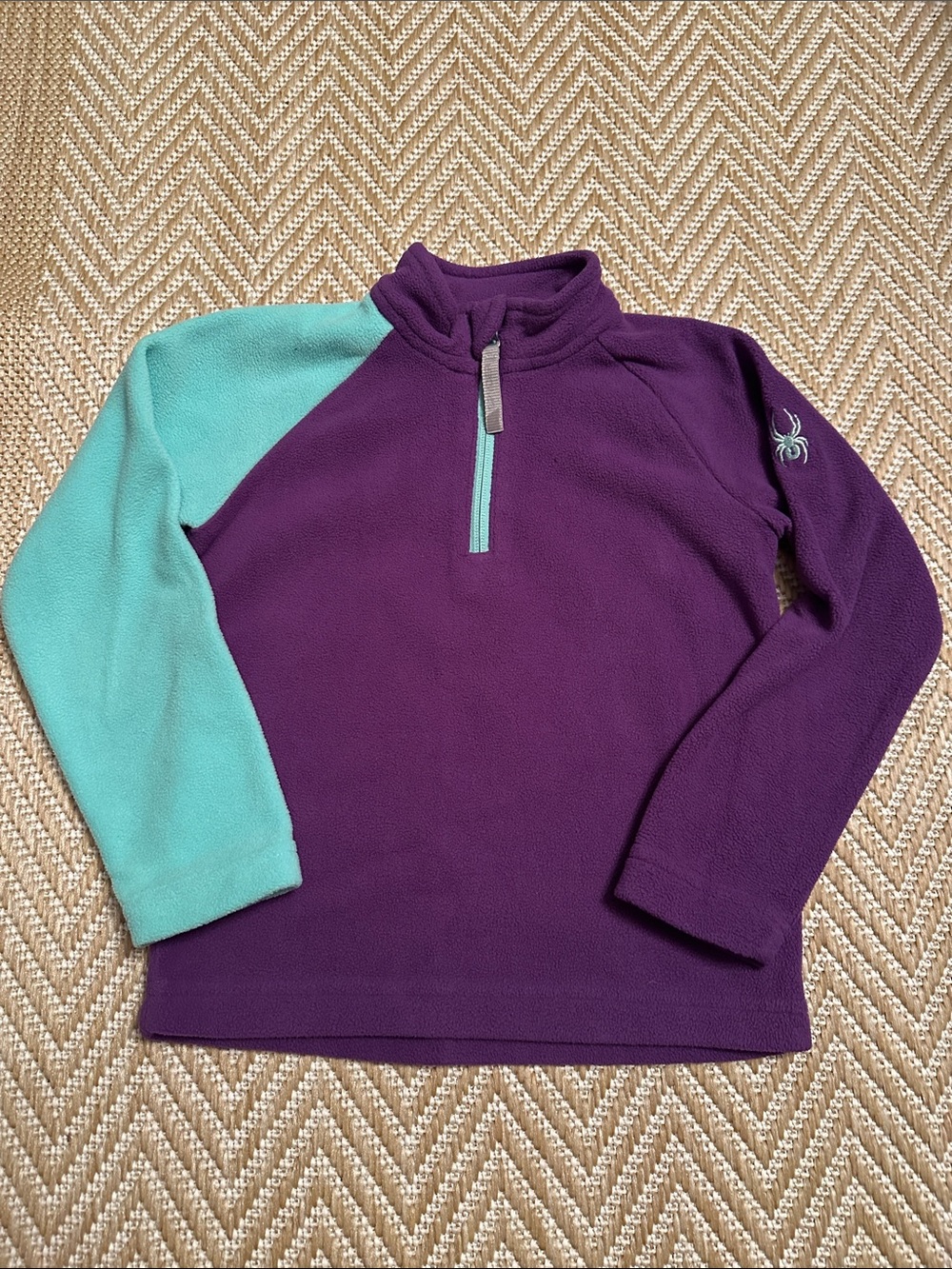 Spyder girls Speed fleece quarter zip baselayer thermal 4